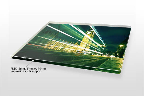 Plexiglass 5mm - Impression supports rigides - Impression au M²